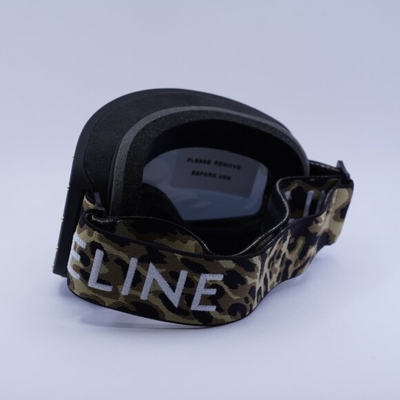 🕶️ New Celine CL40196U SKI MASK 99C - Black/Camouflage Frame - Picture 9 of 10